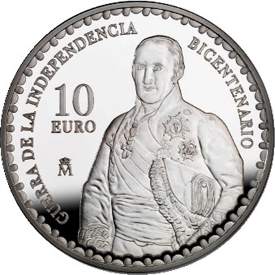 Foto de 2008 BIC.GUERRA INDEPENDENCIA 10 EUROS G.CASTAÑOS