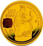 Foto de 2008 ALFONSO X 200 EURO ORO