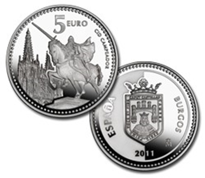 Foto de 2011 CAPITALES 5 EUROS BURGOS