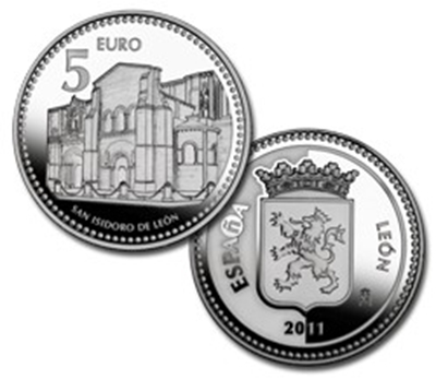 Foto de 2011 CAPITALES 5 EUROS LEON