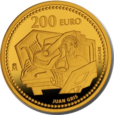 Foto de 2012 JUAN GRIS 200 EUROS ORO