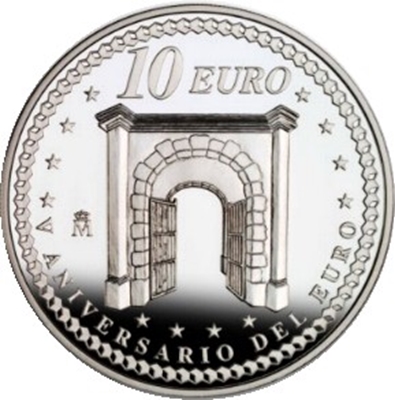 Foto de 2007 V ANIV.EURO 10 EUROS PORTICO AG