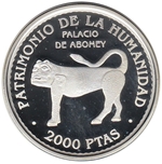 Foto de 1997 UNESCO 2000Pts PALACIO ABOMEY PLATA