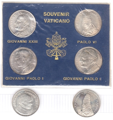 Foto de VATICANO lote 6 medalles en plata diferentes. Ord.Cat.2