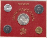 Foto de 1975 VATICANO Souvenir 4 PIEZAS + MEDALLA. Ord.Cat.7