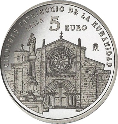 Foto de 2014 CIUDADES PATRIMONIO AVILA 5 EUROS