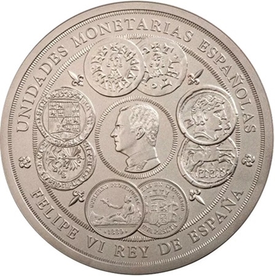Foto de 2019 UNIDADES MONETARIAS 300 Euros- 1 Kilo PLATA