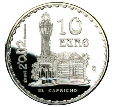 Foto de 2002 GAUDI 10 EUROS EL CAPRICHO AG