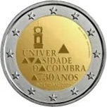 Foto de 2020 PORTUGAL 2 EUROS UNIVERSIDAD COIMBRA