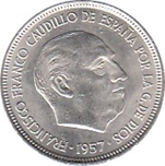 Foto de 1957*60 EE 5 PESETAS