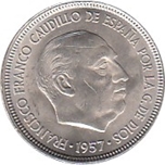 Foto de 1957*62 EE 5 PESETAS