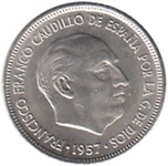 Foto de 1957*70 EE 5 PESETAS