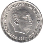 Foto de 1957*59 EE 25 PESETAS