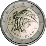 Foto de 2016 ITALIA 2 EUROS DONATELLO