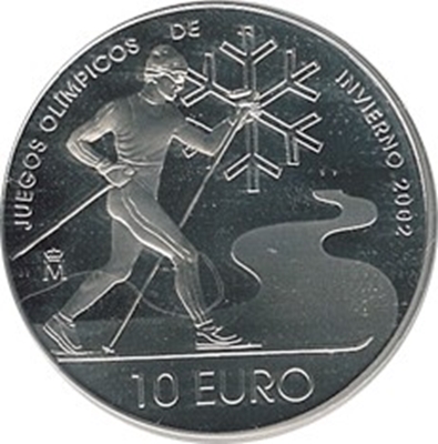 Foto de 2002 ESPAÑA 10 EUROS OLIMPIADA INVIERNO