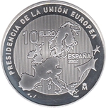 Foto de 2002 ESPAÑA 10 EUROS PRESIDENCIA CEE
