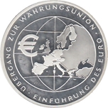 Foto de 2002-F ALEMANIA 10 EUROS INTRODUCCION EU