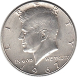 Foto de 1967-F USA 1/2 DOLAR KENNEDY