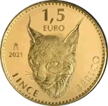 Foto de 2021 ONZA BULLION ORO 1,5 EUROS LINCE