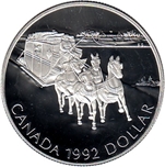 Foto de 1992 CANADA 1$ P PROOF DILIGENCIA