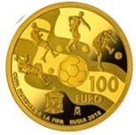 Foto de 2017 FIFA RUSIA'18 100 EUROS ORO