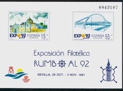 Foto de 1991 EXPO FILAT. RUMBO'92 PL-23