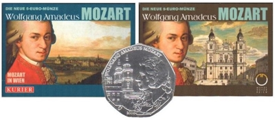 Foto de 2006 AUSTRIA 5 EUROS MOZART