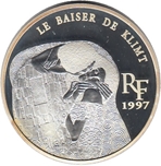 Foto de 1997 FRANCIA 1 1/2 Euros LE BAISER DE KLIMT