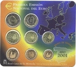 Foto de CARTERA EUROS 2001 8p. FNMT OFICIAL NUME