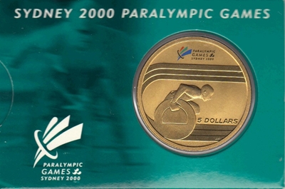 Foto de 2000 SYDNEY 5$ PARALIMPICOS CORREDOR