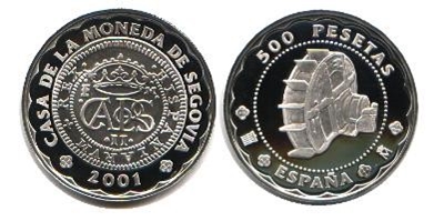 Foto de 2001 CECA SEGOVIA 2 REALES MOLINO