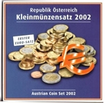 Foto de 2002 AUSTRIA SET EUROS 8p BU