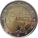 Foto de 2011 ESLOVENIA 2 EUROS FRANC ROZMAN STANE