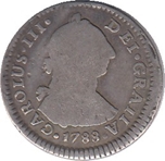 Foto de 1788 CARLOS III 1 REAL SANTIAGO DA