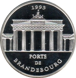 Foto de 1993 FRANCIA 100 FRANCOS - 15 ECU PUERTA BRANDERB