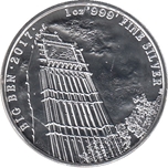 Foto de 2017 GRAN BRETAÑA 2 LIBRAS - 1 Oz  BIG BEN