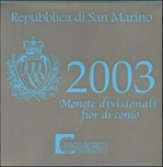 Foto de 2003 SAN MARINO SET OFICIAL EUROS