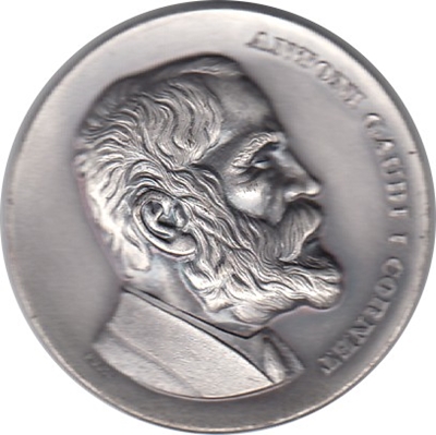 Foto de MEDALLA DE ANTONIO GAUDI