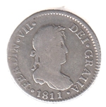 Foto de 1811 FERNANDO VII 2 REALES CADIZ CI
