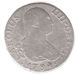 Foto de 1794 CARLOS IV 2 REALES MADRID MF