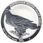 Foto de 2017 AUSTRALIA 1$- 1 Oz AGUILA de COLA de CUÑA