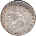 Foto de 1882*18-82 AL.XII 2 PESETAS MS M. Ord.Cat.15