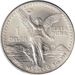Foto de 1991 MEXICO 1$ LIBERTAD PLATA