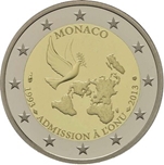 Foto de 2013 MONACO 2 EUROS ADHESION ONU