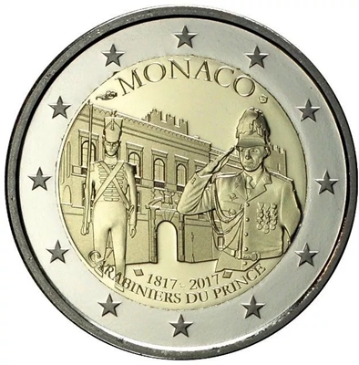 Foto de 2017 MONACO 2 EUROS CARABINIERIS