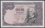 Foto de 1976/02/06 JUAN CARLOS I 5000 PESETAS SIN SERIE. Ord.Cat.77