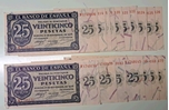 Foto de 1936/11/21 EE 25 PTAS BURGOS Lote 17 billetes. Ord.Cat.16