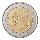 Foto de 2010 FRANCIA 2 EUROS GAULLE