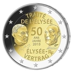 Foto de 2013 FRANCIA 2 EUROS TRATADO ELISEO