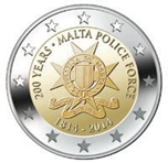 Foto de 2014 MALTA 2 EUROS FUERZA POLICIAL